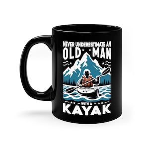 Funny Kayak Mug: Adventurer Coffee Cup Gift