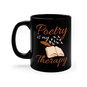 Cute Poetry Mug / Funny Poem Gift Idea For Him & Her / Poetry Lover Coffee Cup / Creative Writing Gifts / Poetry Reading Present / Poem Mugs