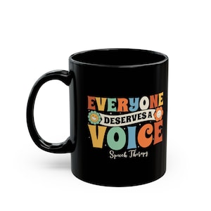 Cute Speech Therapy Mug / SLP Gift For Him & Her / Speech Therapist Birthday Present / Speech Pathology Mugs / Speech Pathologist Coffee Cup