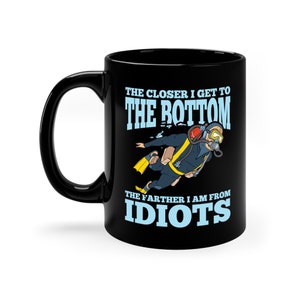 Funny Scuba Diver Coffee Mug: Diving Instructor Gift