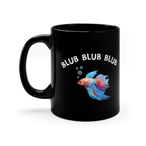 Betta Fish Mug: Funny Aquarium Lover Coffee Cup