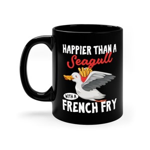 Funny Seagull Coffee Mug: Seaside Bird Lover Gift