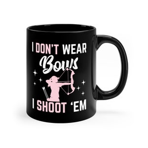Kaffeebecher mit Bogenschützin Mädchen: Bogenschießen Frauen Geschenk
