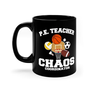 PE Teacher Mug / Funny Phys Ed Teacher Gift For Him & Her / School Coach Coffee Cup / Gym Teacher Present / Physical Education Gifts / Mugs