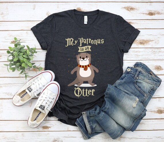 Funny Otter Shirt: "My Patronus is an Otter" Unisex Tee