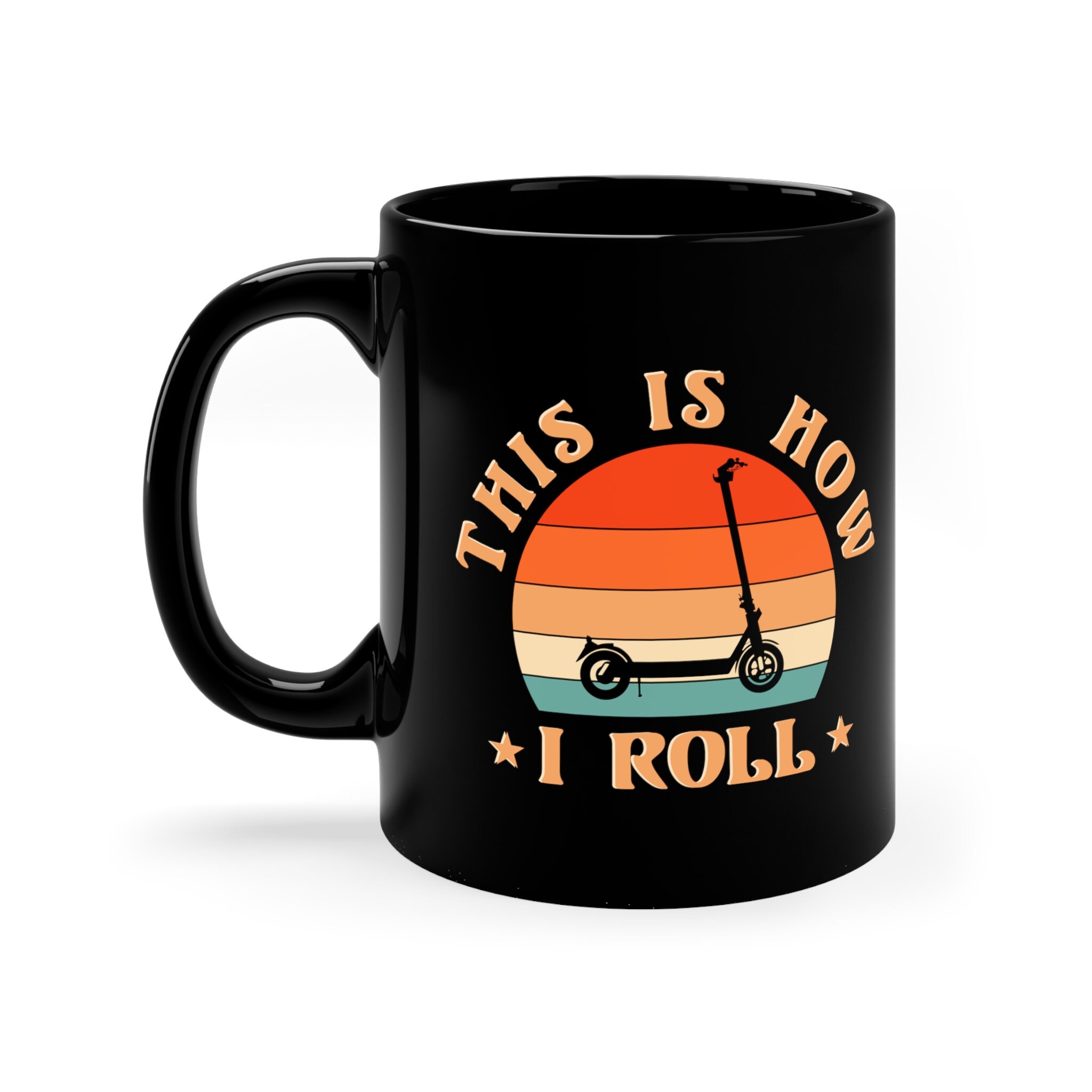 Mug trottinette drôle : cadeau pour amateur de trottinette électrique