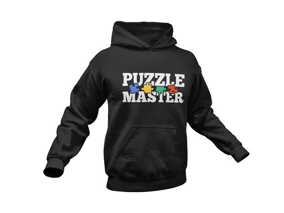 Sweat a capuche avec piece de puzzle Cadeau puzzle drole pour lui et elle Sweat shirt amateur de puzzles Pull puzzle Pull puzzles Cadeaux Etsy France