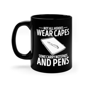 Funny Journalist Mug: Reporter Gift, News Writer Coffee Cup