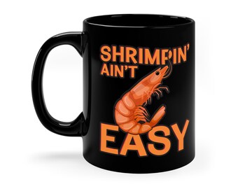 Funny Shrimp Coffee Mug Gift Lover Cherry Neocaridina Aquarium Cup Present Fan Hobby Tank