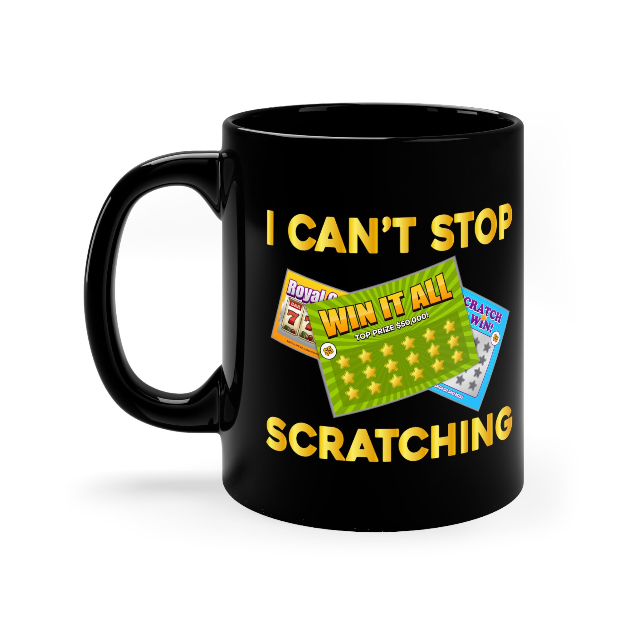 Scratch Ticket Coffee Mug Lottery Player Chance Humor Cup Gift Winning  Numbers Fun Scratching - Etsy