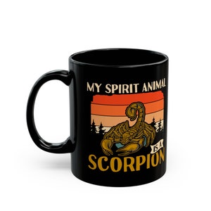 Taza de Escorpión / Regalo divertido para amantes de Escorpión / Regalo de cumpleaños para fanáticos de Escorpión / Regalos de Escorpión / Taza de café de Escorpión / Tazas