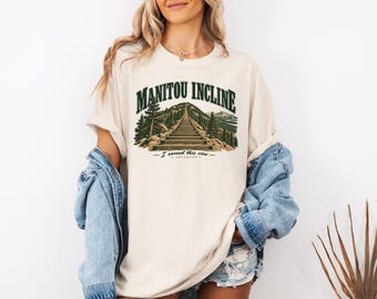 Manitou Incline Shirt, I Earned This View Tee, Colorado Hiking Shirt, Manitou Springs Gift