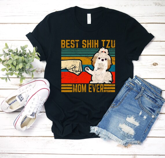 Shih Tzu Mom Shirt: Unisex Dog Mama Tee