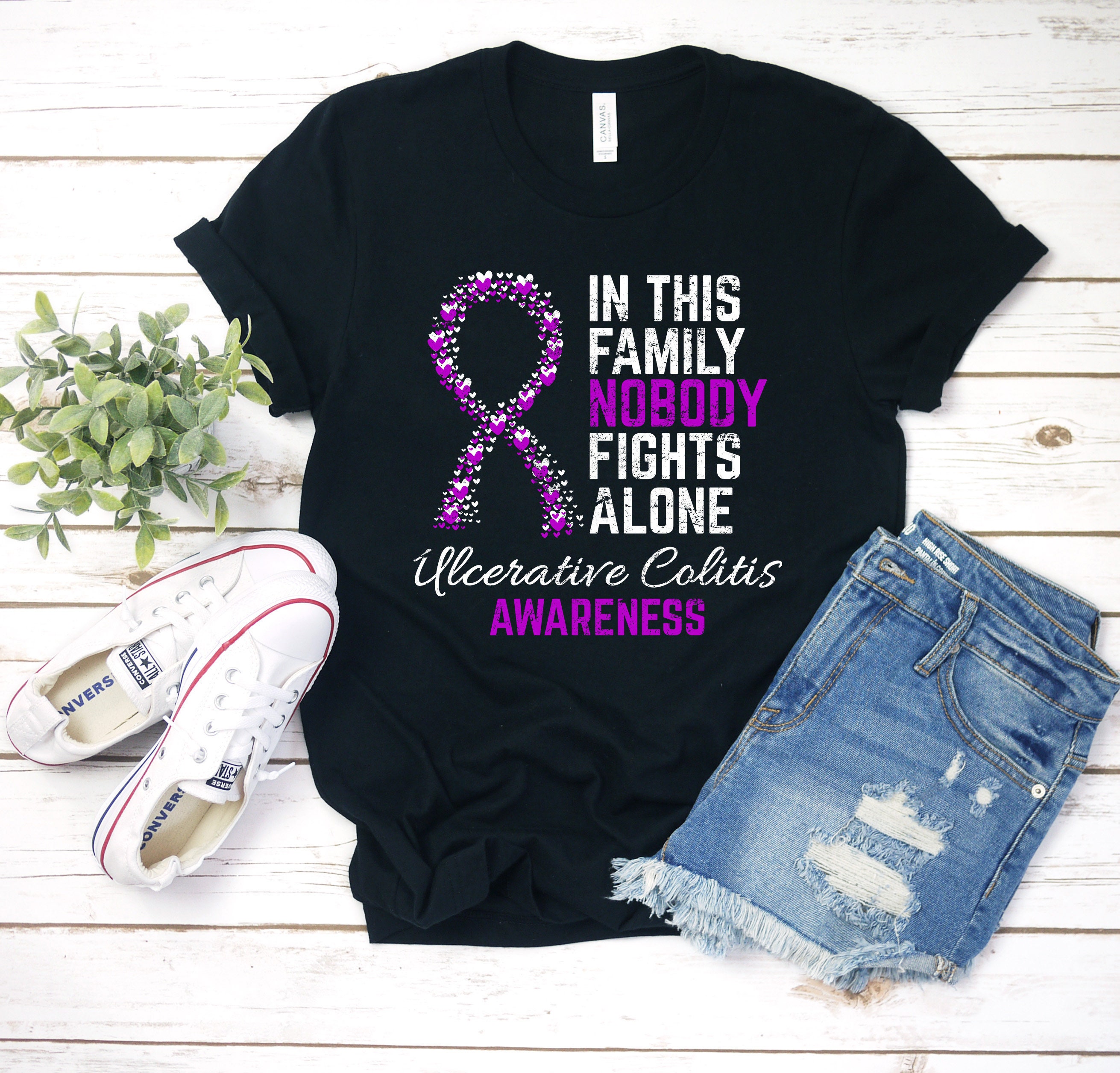 No One Fights Alone Flag Usa Ulcerative Colitis Awareness No One Fights Alone Flag Usa Ulcerative Colitis Awareness