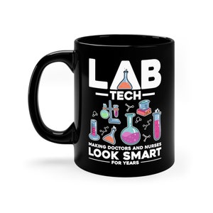 Clinical Laboratory Tech Mug / Funny Lab Technologist Gift Idea For Him & Her / Laboratory Scientist Coffee Cup / Lab Tech Present / Gifts