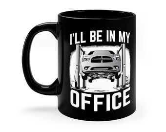 Mug personnalisé «&nbsp;Singe réparateur de voitures&nbsp;» – Mug en céramique personnalisé avec nom pour mécaniciens, disponible en 11 ml ou 15 ml