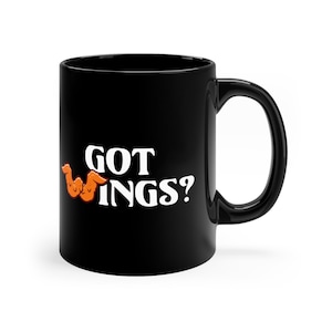 Funny Chicken Wing Coffee Mug: Foodie Gift