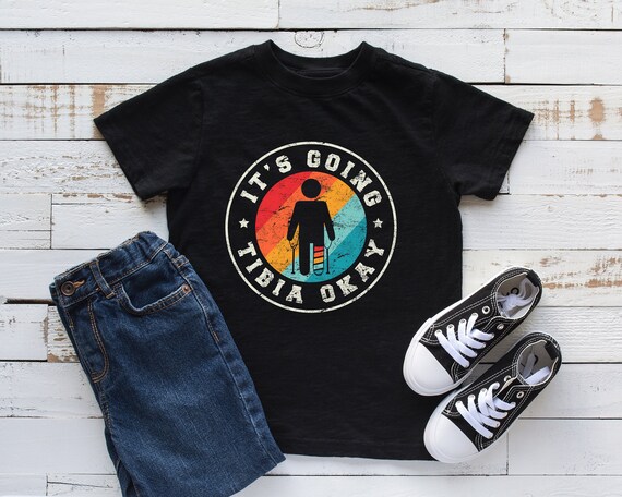 Broken Leg Bone Recovery Gift T-Shirt Boy Girl Broken Leg Bone Recovery Gift T-Shirt Boy Girl