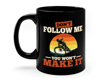 Mountain Bike Mug Funny Cycling Gift Biker Coffee Cup Outdoor Adventure Sport