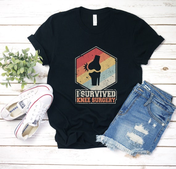 Knee Surgery Replacement Bionic Joint Recovery Patient Gift T-Shirt Knee Surgery Replacement Bionic Joint Recovery Patient Gift T-Shirt