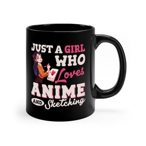 Anime Coffee Mug / Anime Lover Mug / Japanese Anime Gifts For Him & Her / Anime Fan Mugs / Vintage Anime Cup / Anime Birthday Present