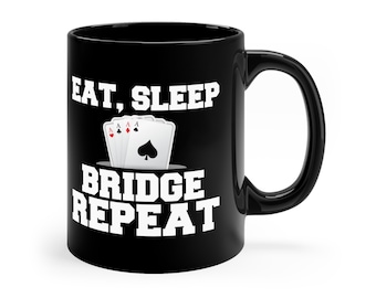 Funny Bridge Card Game Mug: Bridge Lover Gift