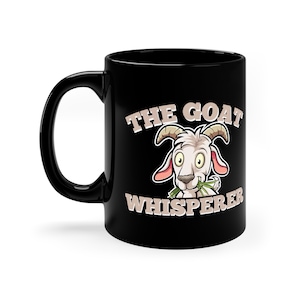 Ziegenflüsterer Kaffeetasse: Lustiges Ziegenliebhaber Geschenk
