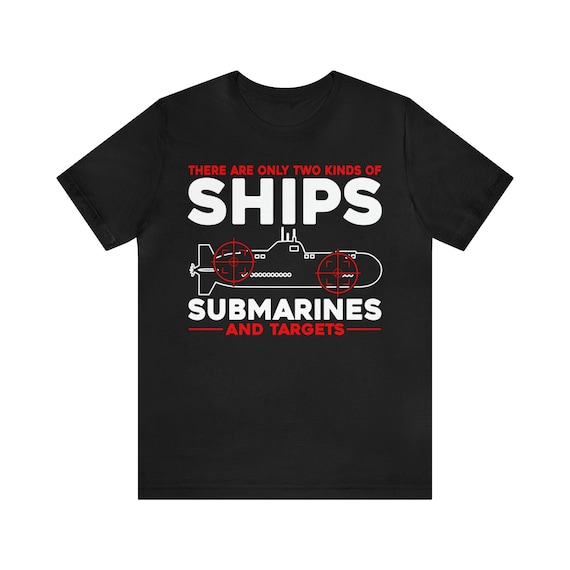 T-shirt Militaire Sous-marin - Cadeau Pour Vétéran - Unisexe, Coton, Plusieurs Tailles Et Couleurs