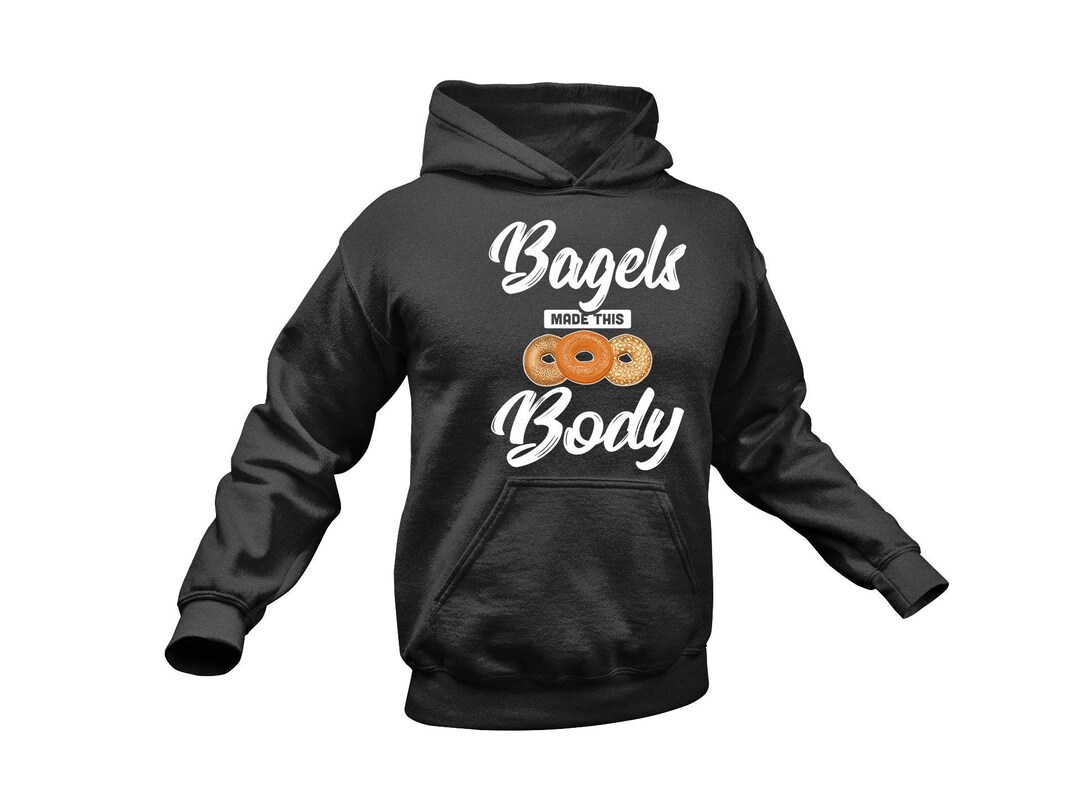 Cute Bagels Hoodie / Funny Breakfast Gift Idea for Him & Her / Bagel Lover Sweatshirt / Bagels