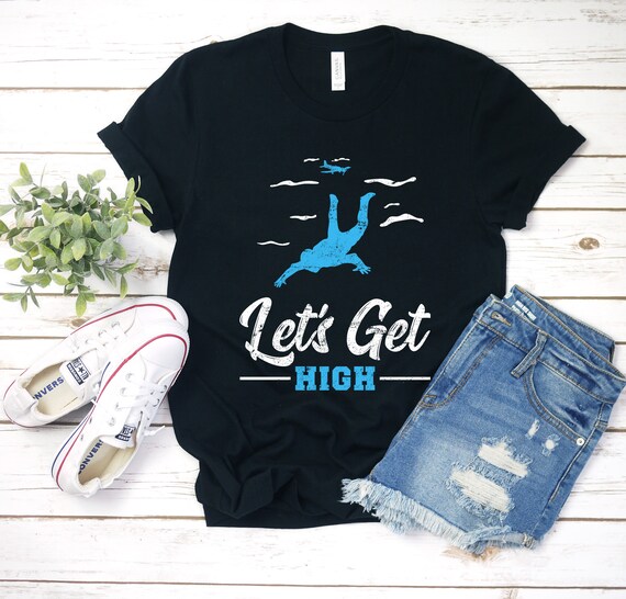 Skydiving Tshirt | Leonardo Parachute Skydiver Tee Skydiving Tshirt | Leonardo Parachute Skydiver Tee