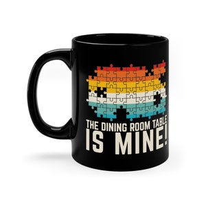 Jigsaw Puzzle Lover Coffee Mug: Funny Puzzle Solver Gift