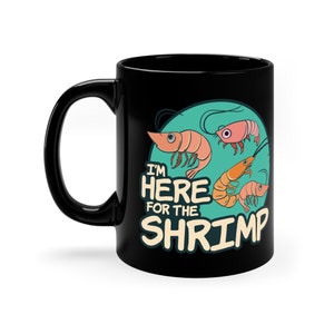 Divertida taza de café con camarones: regalo para los amantes de los camarones Neocaridina