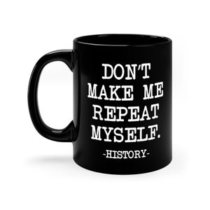 Prezent dla nauczyciela historii / Zabawny kubek z podziękowaniami dla profesora historii dla niego i dla niej / Kubek do kawy dla miłośnika historii / Prezenty dla historyka / Prezent z historii
