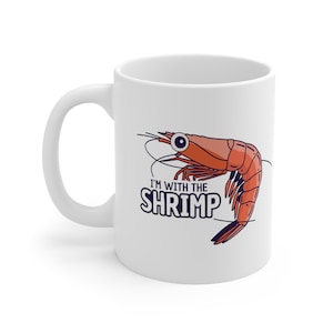 Taza de café con camarones: regalo para los amantes de los camarones