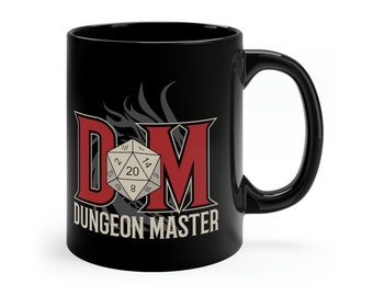 Dungeon Master Mug: Funny RPG Coffee Cup