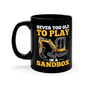 Excavator Operator Coffee Mug Construction Heavy Equipment Driver Worksite Machinery Gift Cup