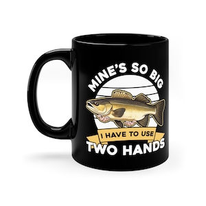 Walleye Mug / Funny Walleye Fishing Father’s Day Gift / Walleye Coffee Cup / Walleye Fisherman Gifts For Him / Walleye Dad Birthday Present