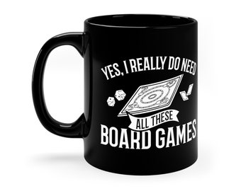 Divertente tazza da caffè con gioco da tavolo, regalo per giocatori, dadi da tavolo, strategia, tazza, divertimento nerd