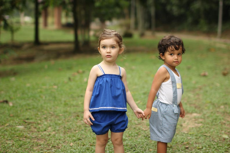 Baby boy pants, toddler pants, boy suspender pants, suspender shorts, boy romper, toddler short with braces, navy blue, toddler suspenders image 7