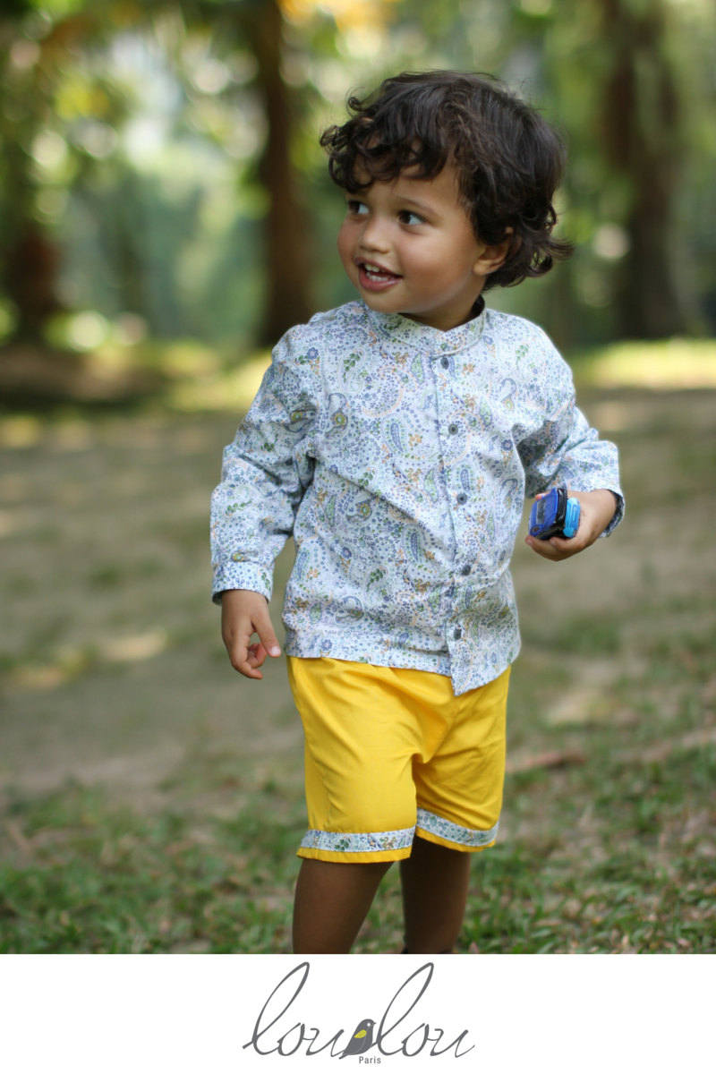 Boy Paisley Shirt Toddler Boy Wedding 