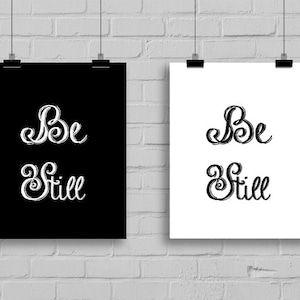 Mantra - Be Still 8x10 set of 2