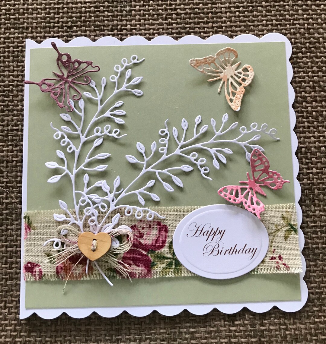 Butterfly Happy Birthday Card - Etsy