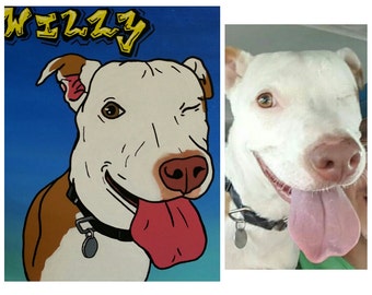 Custom Pet Portrait Painting - Simple