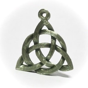 3D printed Triquetra Necklace Pendant