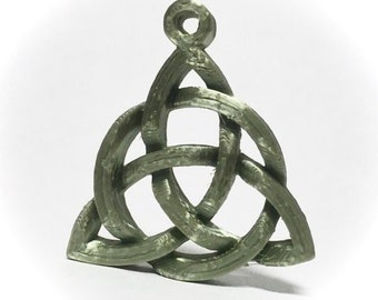 3D printed Triquetra Necklace Pendant