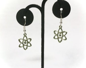 3D Printed Atom Earrings