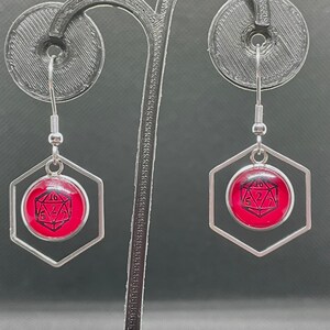 Handmade D20 Earrings