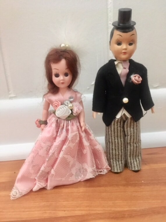 vintage wedding dolls