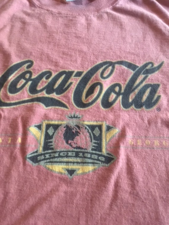 Ladies coca cola t shirt cheap