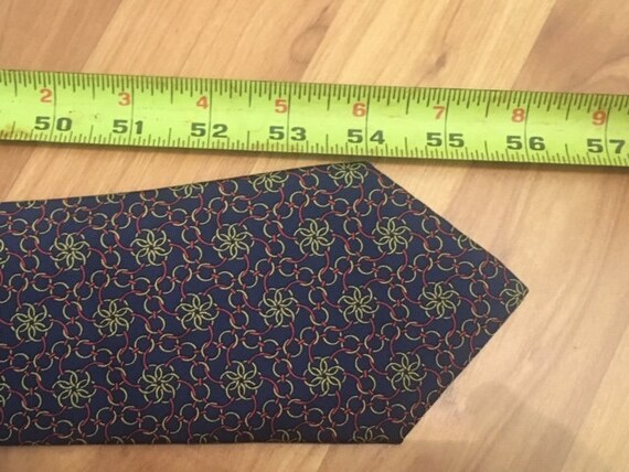 Hermes' Paris Vintage Silk Luxury NeckTie Made In… - image 5